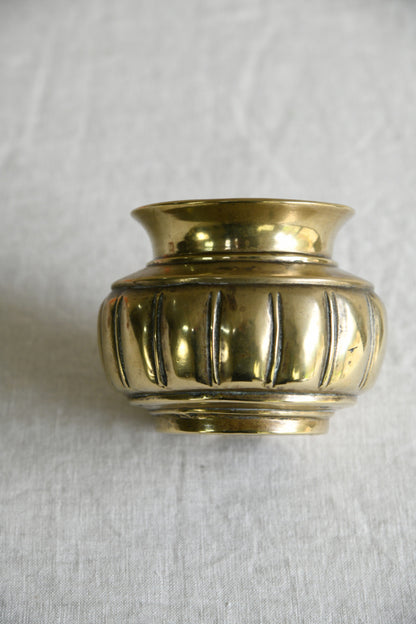 Antique Brass Mortar