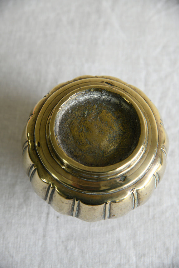 Antique Brass Mortar