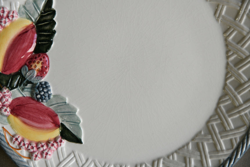 6 Basket Weave Dinner Plates