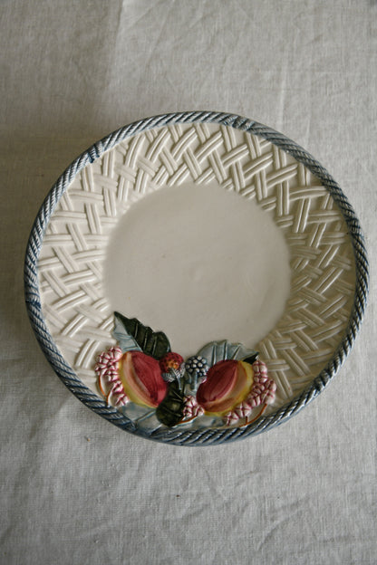 4 Basket Weave Breakfast Plate
