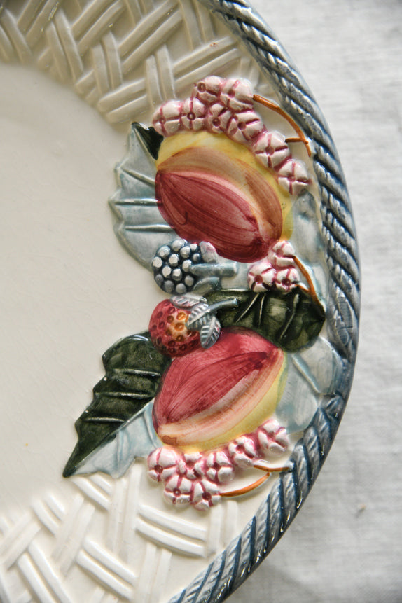 4 Basket Weave Breakfast Plate