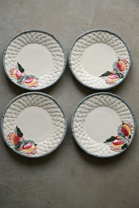 4 Basket Weave Breakfast Plate