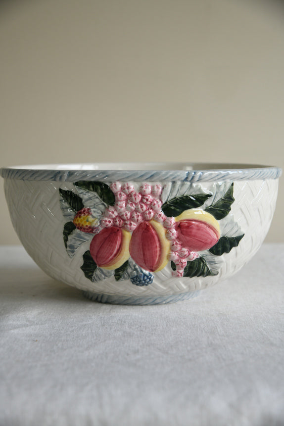 Portugese Basket Weave Ceramic Bowl