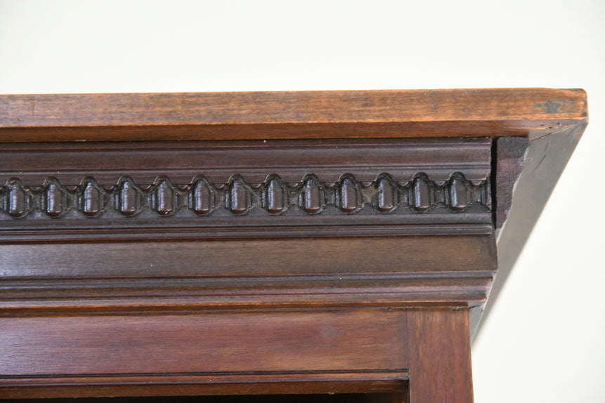 Edwardian Walnut Glazed Cabinet
