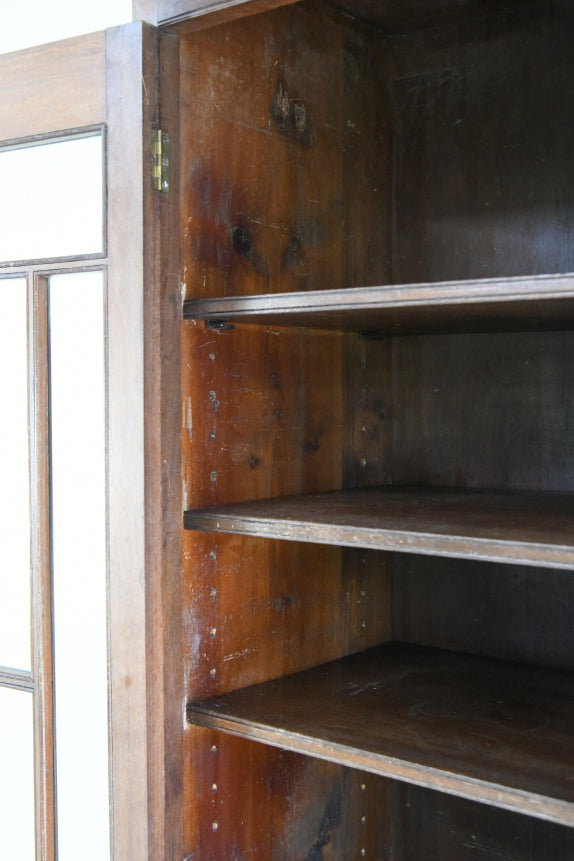Edwardian Walnut Glazed Cabinet