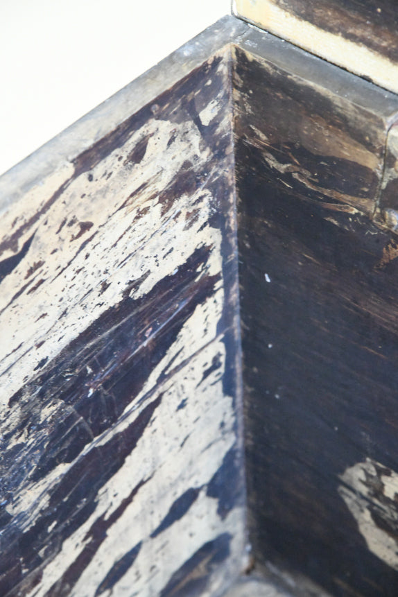 Antique Stained Pine Sea Chest