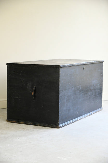 Antique Stained Pine Sea Chest