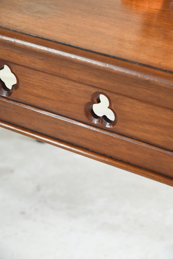 Antique Victorian Library Table