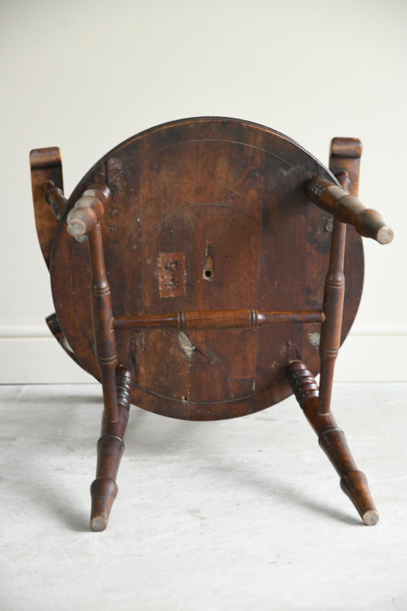 Single Stained Beech Penny Chair