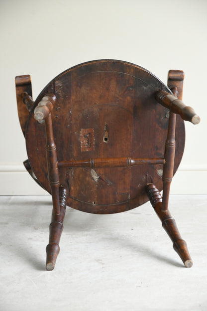 Single Stained Beech Penny Chair