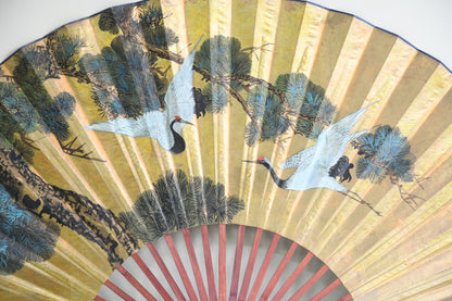 Large Decorative Chinese Hand Painted Fan