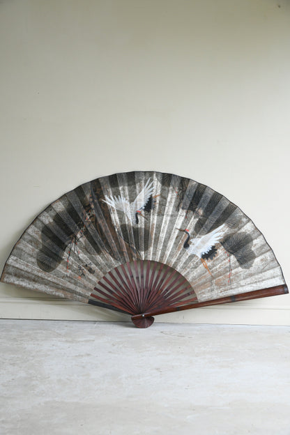 Silver Chinese Decorative Fan