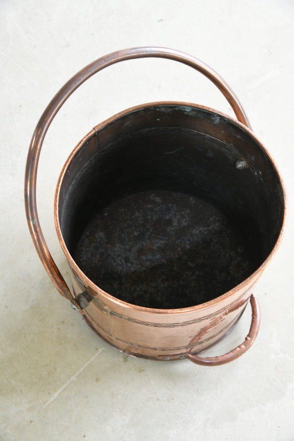 Copper Coal Bucket