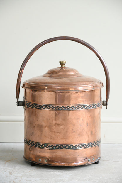 Copper Coal Bucket