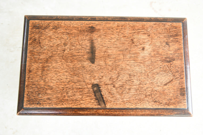 Rustic Oak Joint Stool