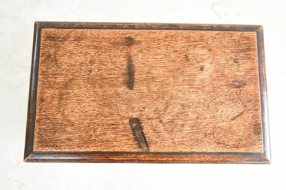 Rustic Oak Joint Stool