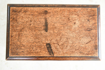 Rustic Oak Joint Stool