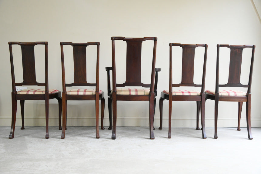 Set 5 Anglo Chinese Dining Chairs