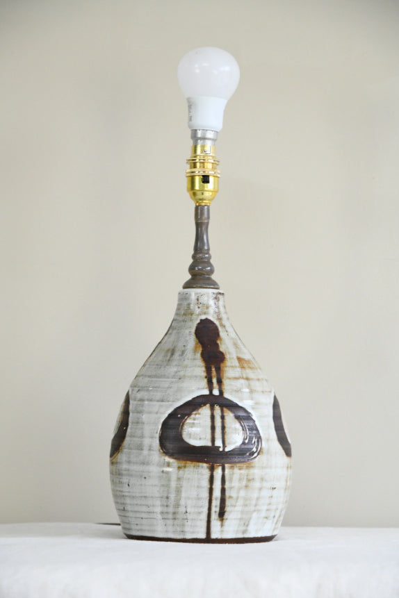 Stoneware Pottery Table Lamp