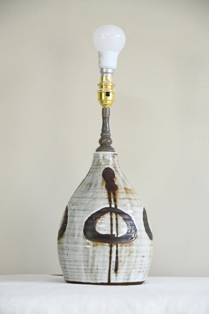 Stoneware Pottery Table Lamp
