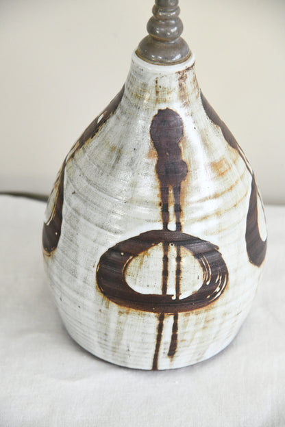 Stoneware Pottery Table Lamp