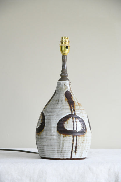 Stoneware Pottery Table Lamp