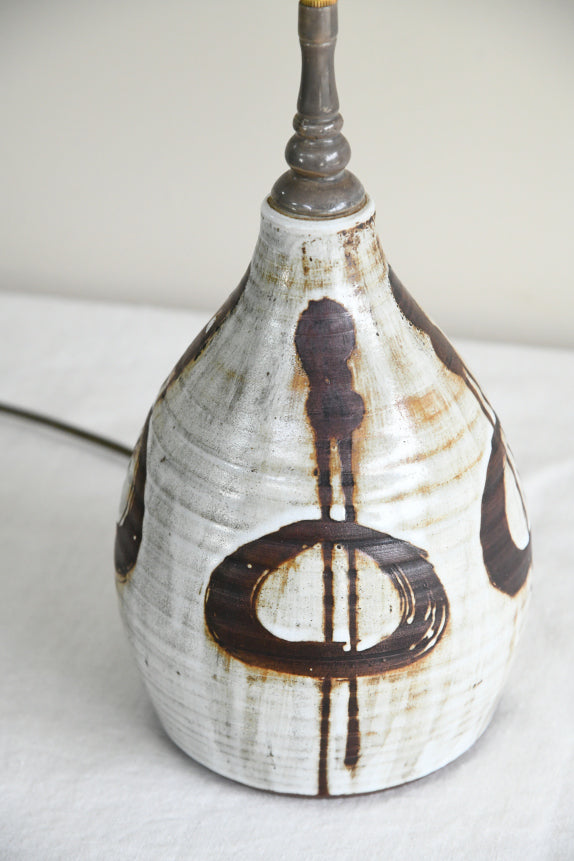 Stoneware Pottery Table Lamp