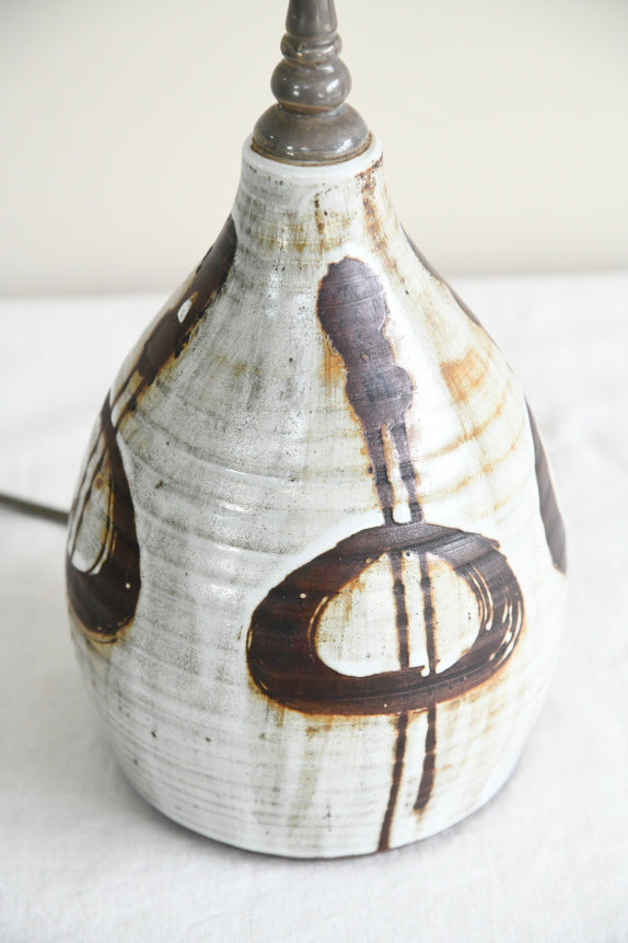 Stoneware Pottery Table Lamp