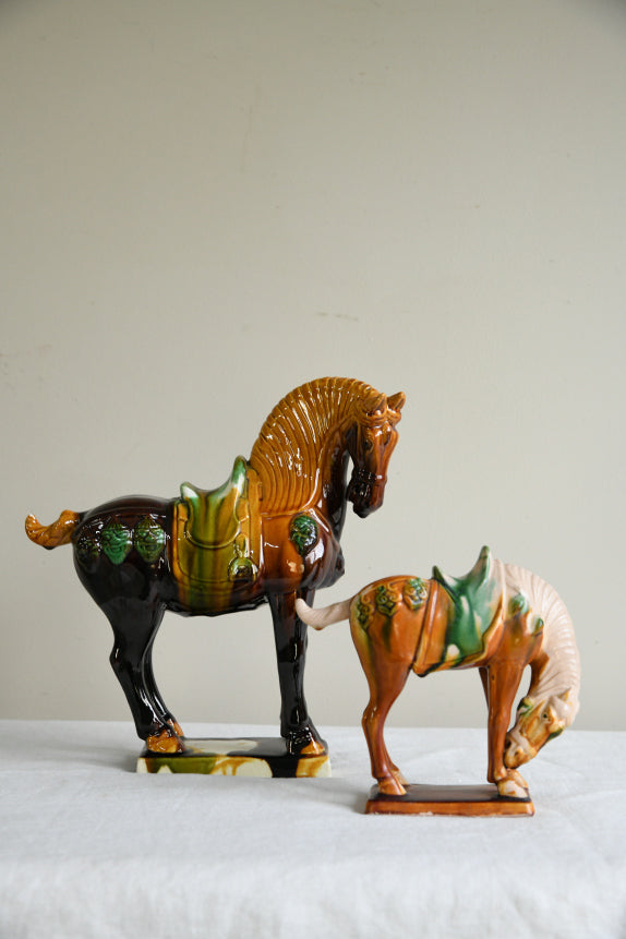 Chinese Ceramic Tang Dynasty Style War Horse