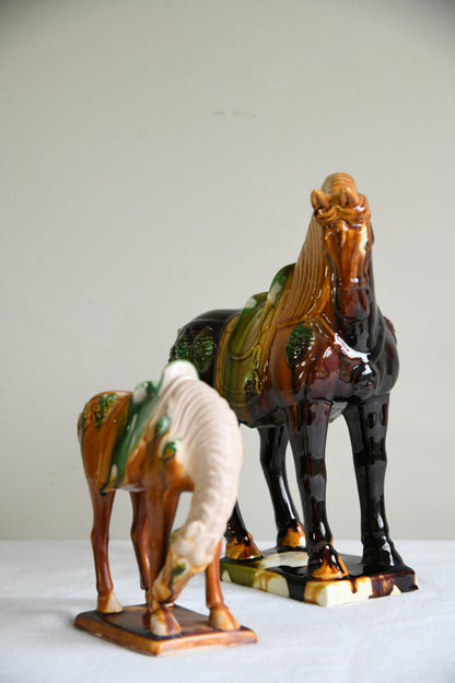 Chinese Ceramic Tang Dynasty Style War Horse