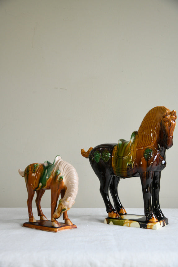 Chinese Ceramic Tang Dynasty Style War Horse