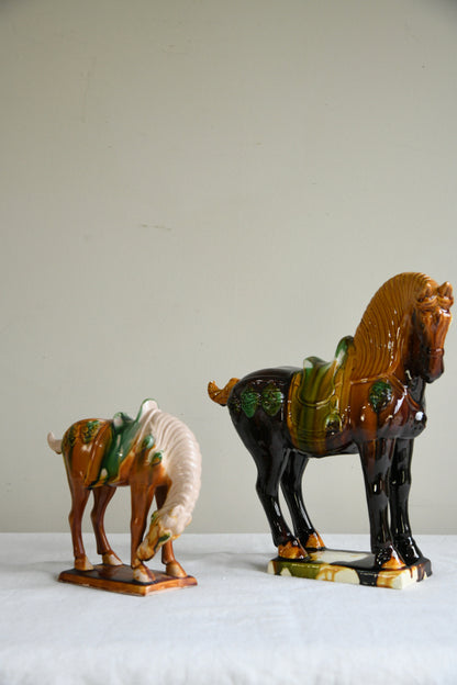 Chinese Ceramic Tang Dynasty Style War Horse