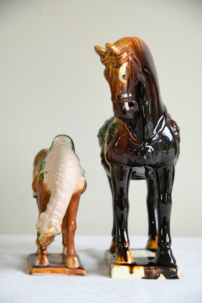 Chinese Ceramic Tang Dynasty Style War Horse