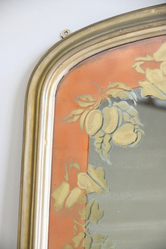 Antique Gilt Overmantle Mirror