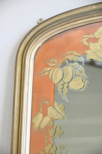 Antique Gilt Overmantle Mirror