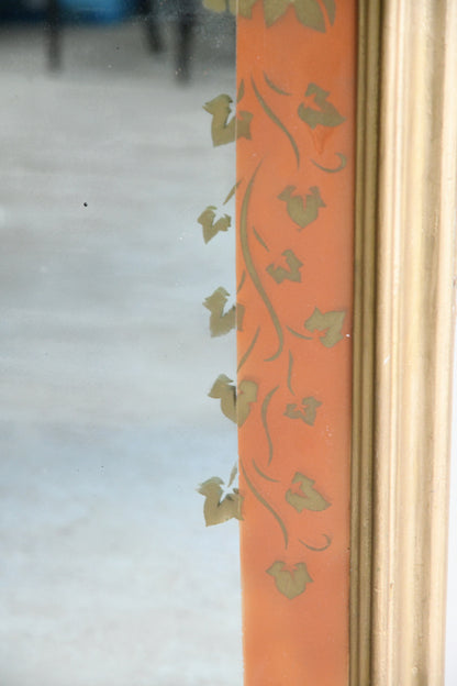 Antique Gilt Overmantle Mirror