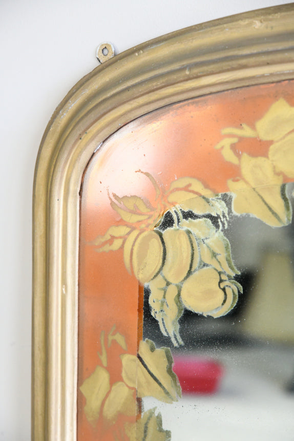 Antique Gilt Overmantle Mirror