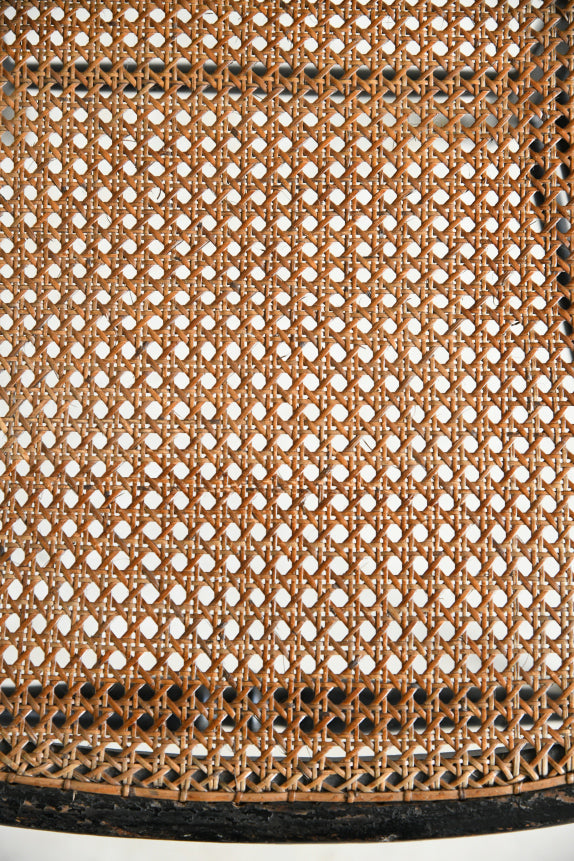 Victorian Ebonised Cane Occasional Chair