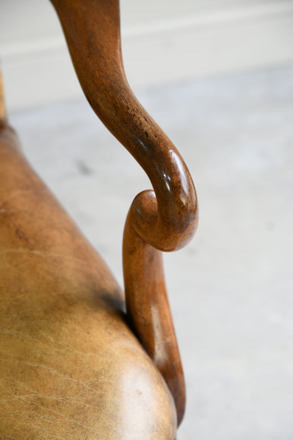 Pair Georgian Style Arm Chairs