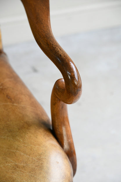 Pair Georgian Style Arm Chairs