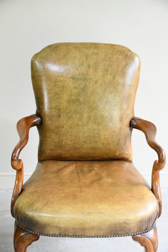 Pair Georgian Style Arm Chairs