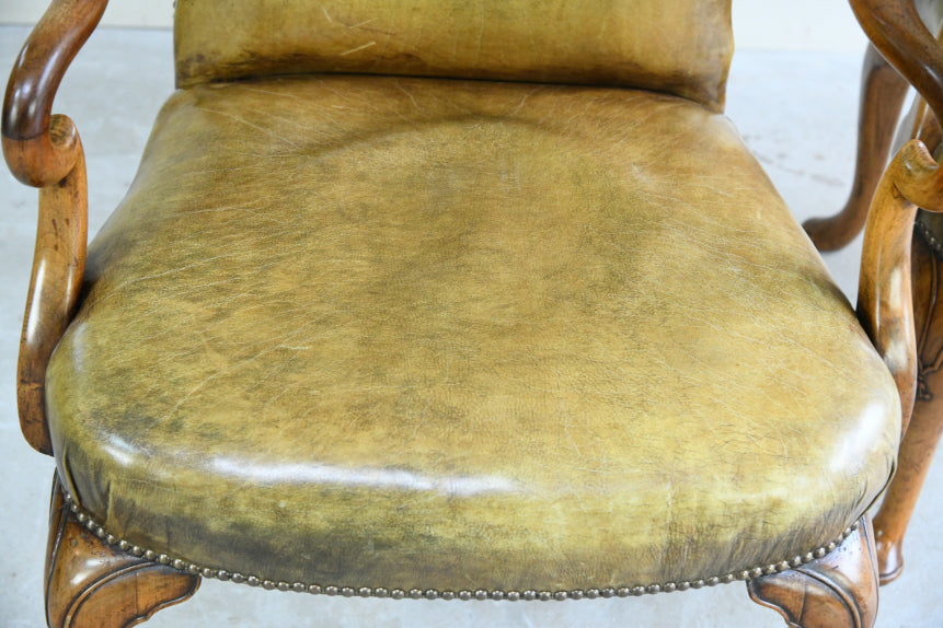 Pair Georgian Style Arm Chairs