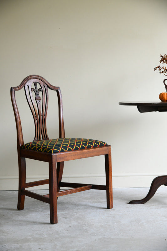 Single Georgian Style Mahogany Dining Chair