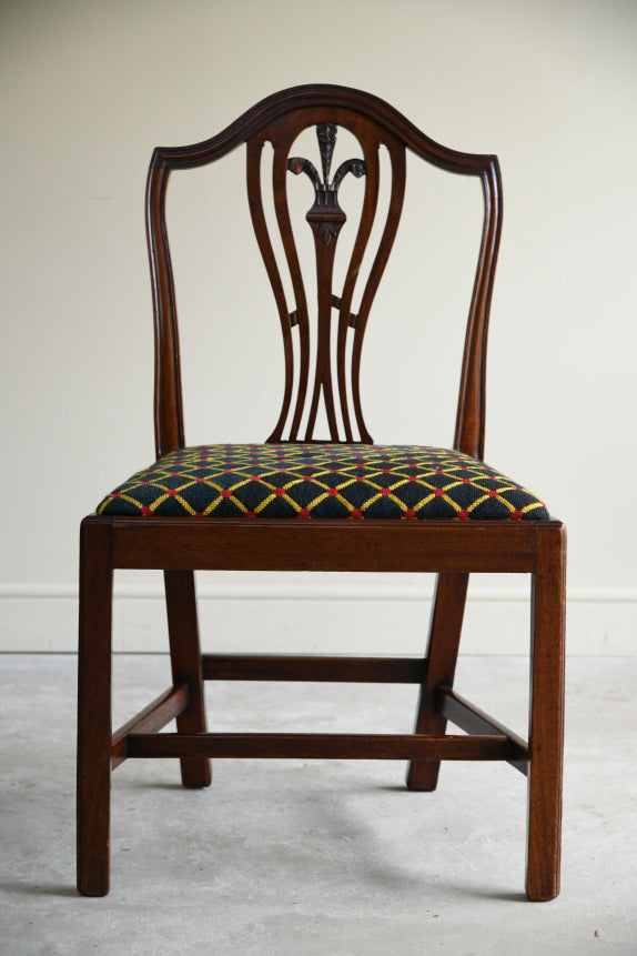 Single Georgian Style Mahogany Dining Chair