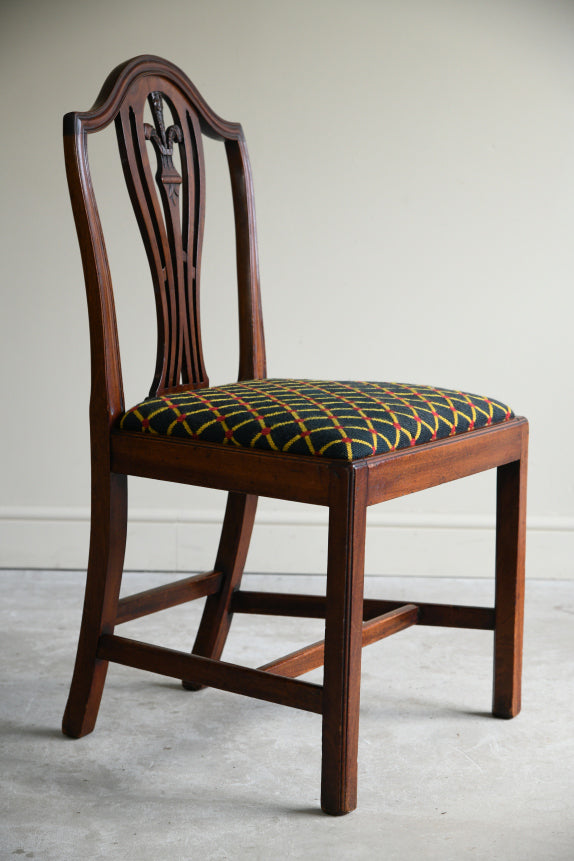 Single Georgian Style Mahogany Dining Chair