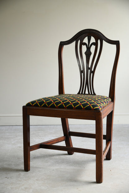Single Georgian Style Mahogany Dining Chair