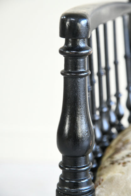 Victorian Ebonised Occasional Chair
