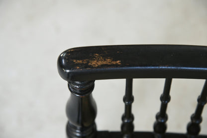 Victorian Ebonised Occasional Chair
