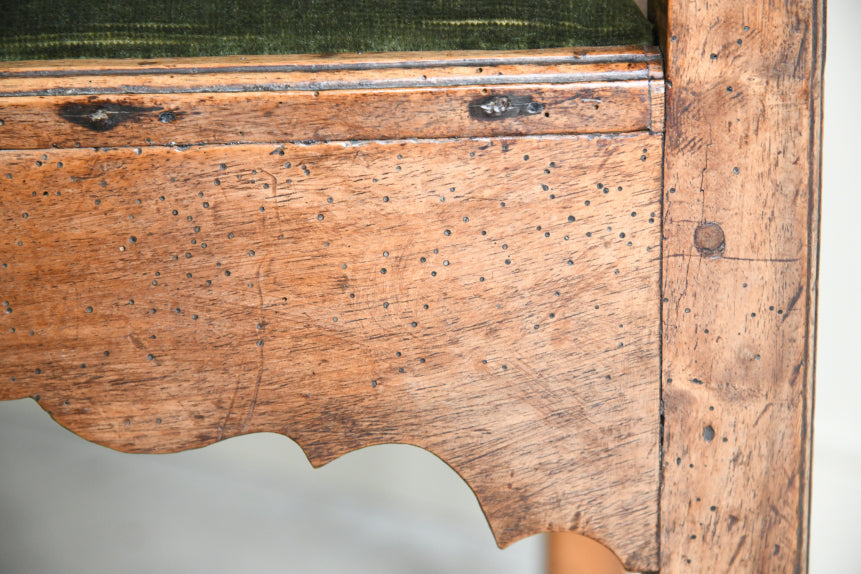 Antique Georgian Walnut Corner Chair