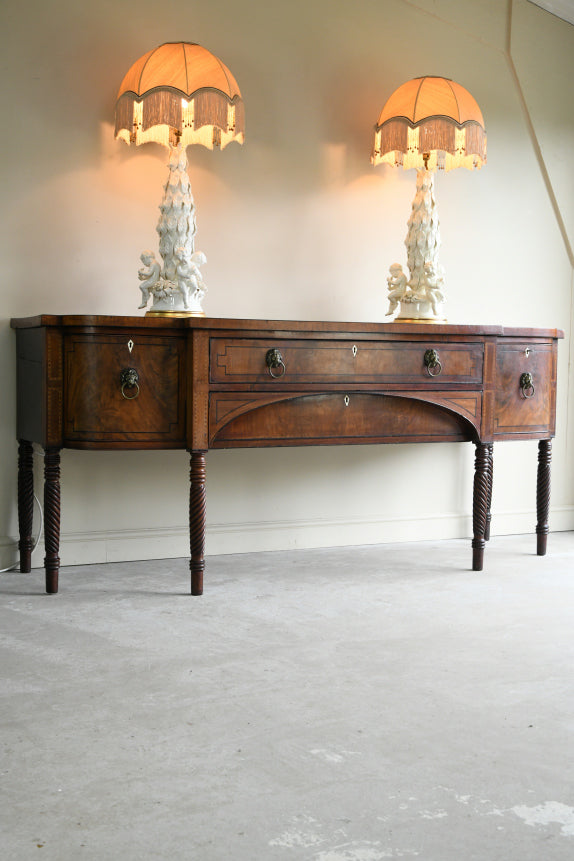Large Georgian Mahogany Sideboard